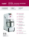Estella Spiral Dough Mixers Brochure