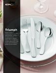 Acopa Triumph Brochure Acopa Triumph Brochure