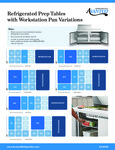 Avantco Prep Tables w Workstations Pan Variation Guide Avantco Prep Tables w Workstations Pan Variation Guide