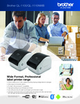 Brother QL1100, QL1110NWB Label Printer Brochure Brother QL1100, QL1110NWB Label Printer Brochure