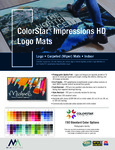 ColorStar Impressions HD Logo Mat brochure