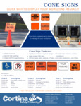 Cortina Cone-Signs Brochure