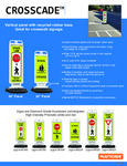 Crosscade Vertical Panel Sign Stand Flyer