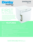 Danby DH016A1W Brochure Danby DH016A1W Brochure