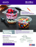 Dart SafeSeal Snack Cups Brochure Dart SafeSeal Snack Cups Brochure