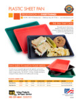 plastic sheet pan brochure