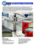 Edlund Edvantage Manual Can Opener Brochure Edlund Edvantage Manual Can Opener Brochure