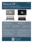 Sova Element XB_Sell Sheet Sova Element XB_Sell Sheet