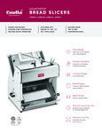 Estella Bread Slicers Sell Sheet