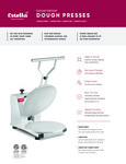 Estella Dough Presses Sell Sheet
