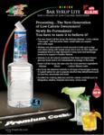 Finest Call 1 Liter Premium Lite Bar / Simple Syrup Reformulation
