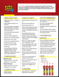 Flex Caulk Info Sheet