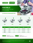 Food Mills Brochure