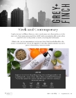 Brochure for Grey + Finch Brochure for Grey + Finch
