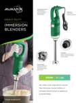 AvaMix Heavy-Duty Immersion Blender Brochure