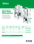 High-Temp Door Style Dishwashers Brochure