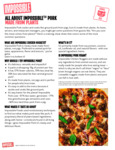 Impossible Ground Pork Nutrition