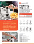 Inset Pump Dispensers Sell Sheets Inset Pump Dispensers Sell Sheets