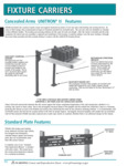 Josam Concealed Arm / Mounting Plate Features