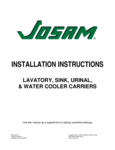 Josam Carrier Installation Instructions