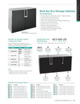Krowne Back Bar Storage Brochure Krowne Back Bar Storage Brochure