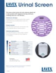 Lavex Gel Urinal Screen Brochure Lavex Gel Urinal Screen Brochure