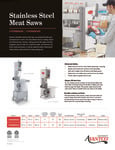 Brochure for meat saws