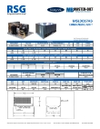 MSLA017MB Condensor Unit Brochure MSLA017MB Condensor Unit Brochure