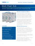 MERV 8 PLEATED FILTER SC brochure