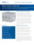 MERV 8 PLEATED FILTER HC brochure