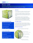 MERV 6 POCK BAG FILTER S series brochure MERV 6 POCK BAG FILTER S series brochure