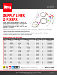 Oatey Supply Lines and Risers Brochure Oatey Supply Lines and Risers Brochure