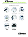 Omnimed 350707 Transport Cart Accessories Spec Sheet