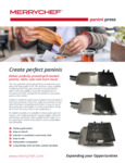 Merrychef Panini Press Brochure