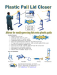 PLC-P Plastic Pail Lid Closer Brochure PLC-P Plastic Pail Lid Closer Brochure