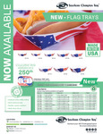 flag food tray brochure
