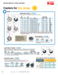 Super Erecta Stem Casters Catalog