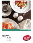 Tablecraft Salt and Pepper Mason Shaker Sell Sheet