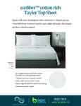 Taylor ecofiber top sheet Taylor ecofiber top sheet