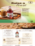 Monin Toasted Coconut Brochure Monin Toasted Coconut Brochure