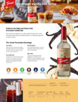 Torani Puremade Vanilla Salt Flavoring Syrup Brochure Torani Puremade Vanilla Salt Flavoring Syrup Brochure