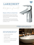 brass faucet brochure