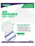 Unger Disposable Mop Pad Flyer Unger Disposable Mop Pad Flyer