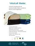 VelvetLoft Blanket Brochure