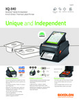 XQ-840 Brochure XQ-840 Brochure