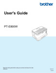 Brother P-Touch Edge Wireless Transportable Desktop Labeling System PTE800W Manual