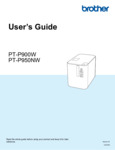 Brother P-Touch Powered Wireless Desktop Laminated Label Printer PTP900NW Manual