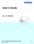 Brother QL1110NWB User Guide Manual Brother QL1110NWB User Guide Manual