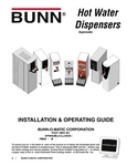 Bunn Hot Water Dispensers Manual