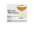 Burrell's Real Daiquiri Recipe Burrell's Real Daiquiri Recipe